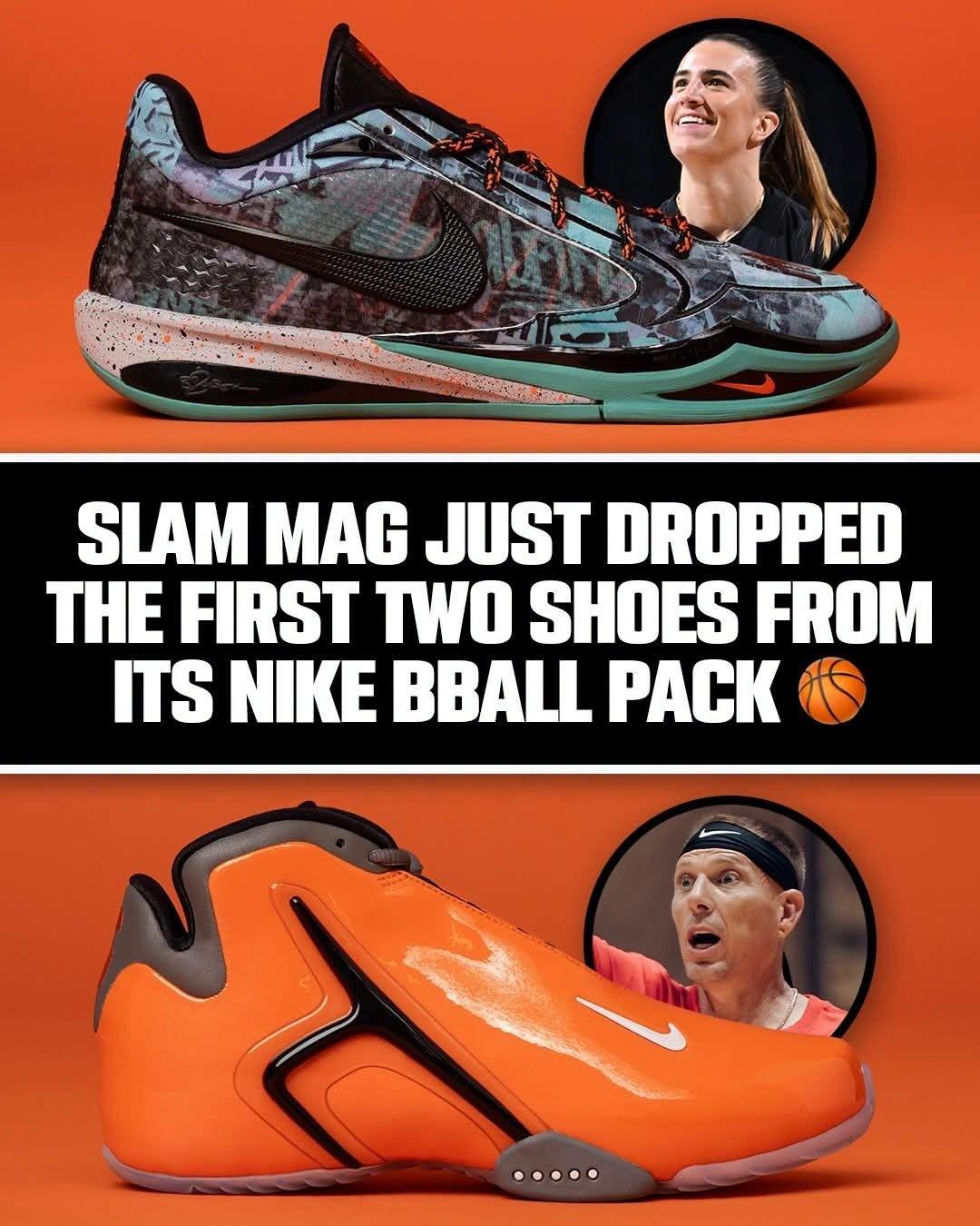 传奇碰撞|SLAM MAG耐克联名鞋组,复古+现代双枪